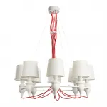 Подвесная люстра ARTE LAMP SERGIO A3325LM-8WH