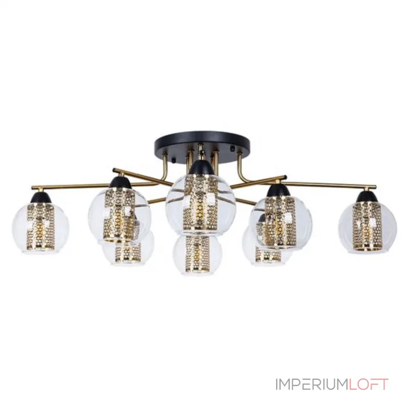 Потолочная люстра Arte Lamp MANCHESTER A7045PL-8BK Потолочная люстра Arte Lamp MANCHESTER A7045PL-8BK