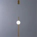 Подвесной светильник Divinare Cliff 1125/01 SP-10 Цвет плафонов белый Цвет арматуры золото от ImperiumLoft