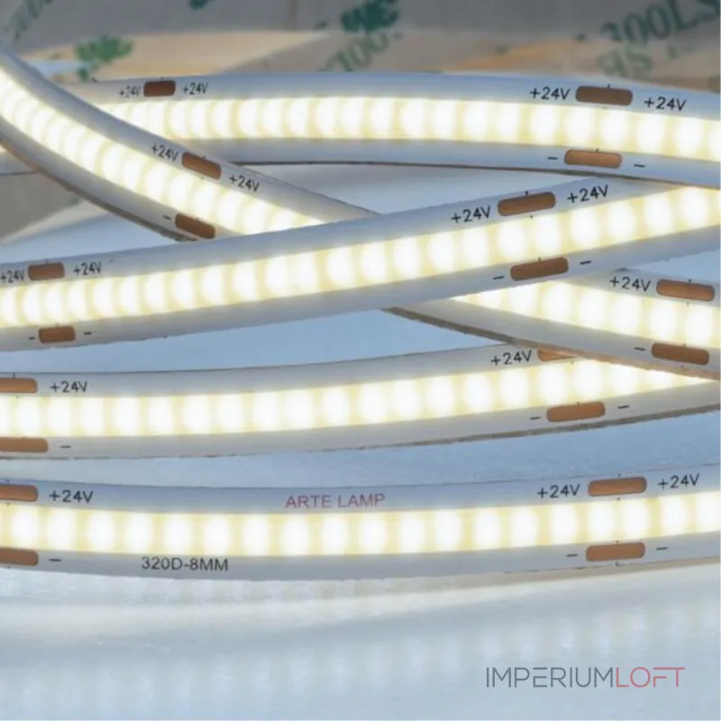 Светодиодная лента 24V 10W/m 6000К 5м Arte Lamp LANE A2432008-03-6K Светодиодная лента 24V 10W/m 6000К 5м Arte Lamp LANE A2432008-03-6K