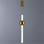 Подвесной светильник Divinare Cliff 1125/01 SP-16 Цвет плафонов белый Цвет арматуры золото от ImperiumLoft