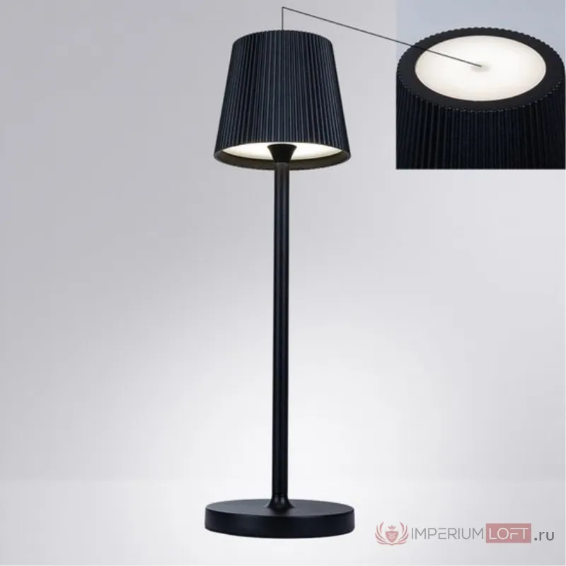 Уличный настольный светильник Arte Lamp FUYUE A1616LT-1BK от ImperiumLoft