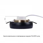 Точечный встраиваемый светильник Arte Lamp HEZE A6666PL-1BK