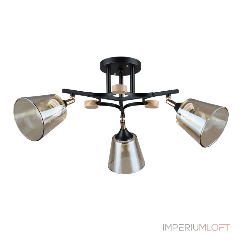 Светильник потолочный Arte Lamp GLASSY A5078PL-3BK Светильник потолочный Arte Lamp GLASSY A5078PL-3BK
