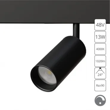 Магнитный трековый светильник Arte Lamp LINEA 0.1-10V A4681PL-1BK от ImperiumLoft
