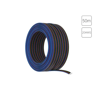 Провод 4-жильный для светодиодной ленты RGB 50м 20AWG A20-4W Arte Lamp STRIP-ACCESSORIES A20-4W