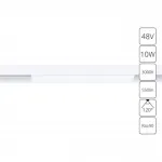 Магнитный трековый светильник Arte Lamp LINEA A4672PL-1WH