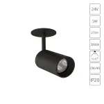 Подсветка для витрин и полок Arte Lamp PRESTO A6387PL-1BK