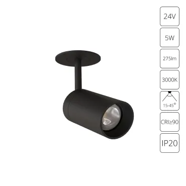 Подсветка для витрин и полок Arte Lamp PRESTO A6387PL-1BK Подсветка для витрин и полок Arte Lamp PRESTO A6387PL-1BK