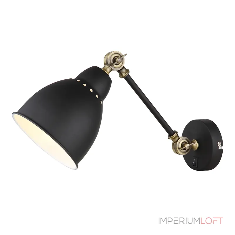Бра Arte Lamp BRACCIO A2054AP-1BK Бра Arte Lamp BRACCIO A2054AP-1BK
