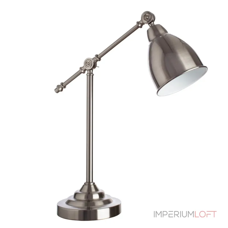 Настольная лампа Arte Lamp BRACCIO A2054LT-1SS Настольная лампа Arte Lamp BRACCIO A2054LT-1SS