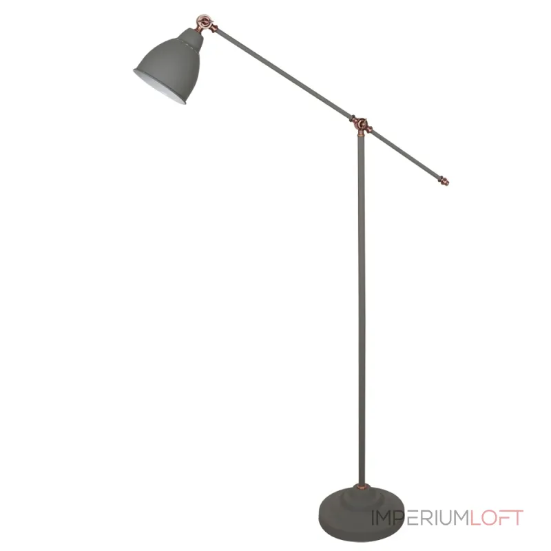 Торшер Arte Lamp BRACCIO A2054PN-1GY Торшер Arte Lamp BRACCIO A2054PN-1GY