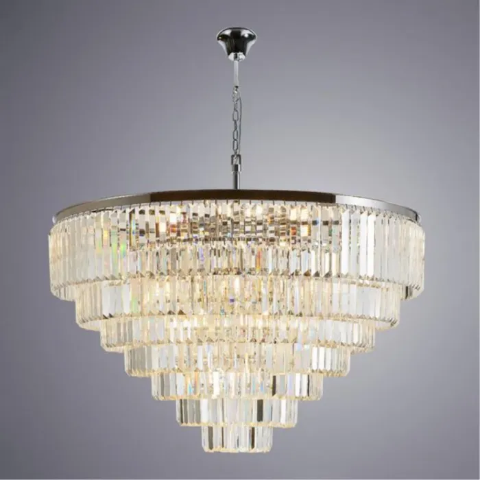 Подвесной светильник Divinare Nova 3001/02 LM-25 Цвет плафонов прозрачный Цвет арматуры хром от ImperiumLoft