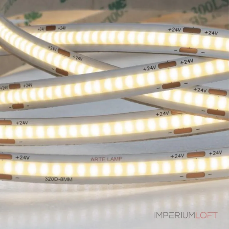 Светодиодная лента 24V 10W/m 4000К 5м Arte Lamp LANE A2432008-02-4K
