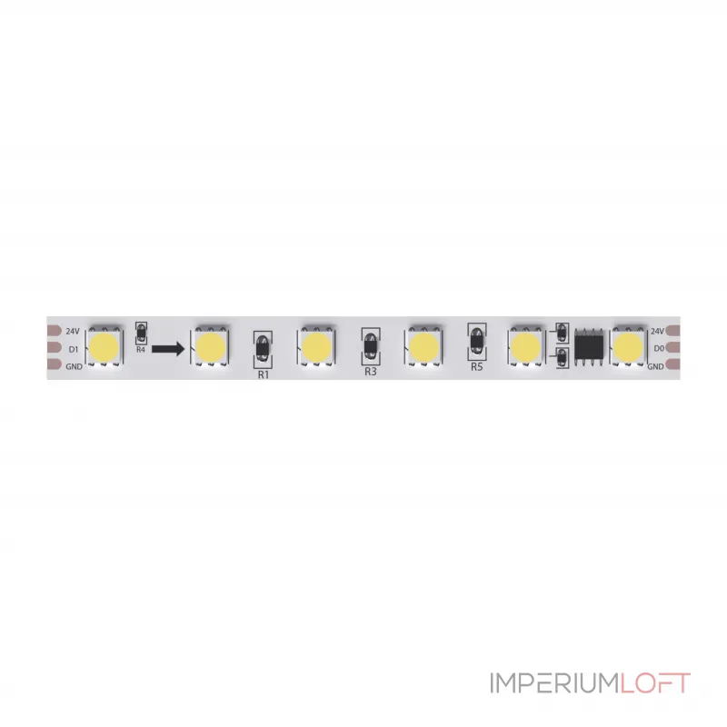 Светодиодная лента 24V 14,4W/m 4200К 5м Arte Lamp SPI A2406010-04-4K