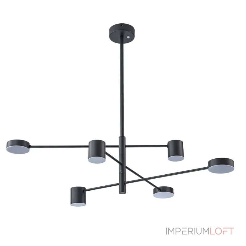 Люстра на штанге Arte Lamp STANLEY A2476PL-40BK