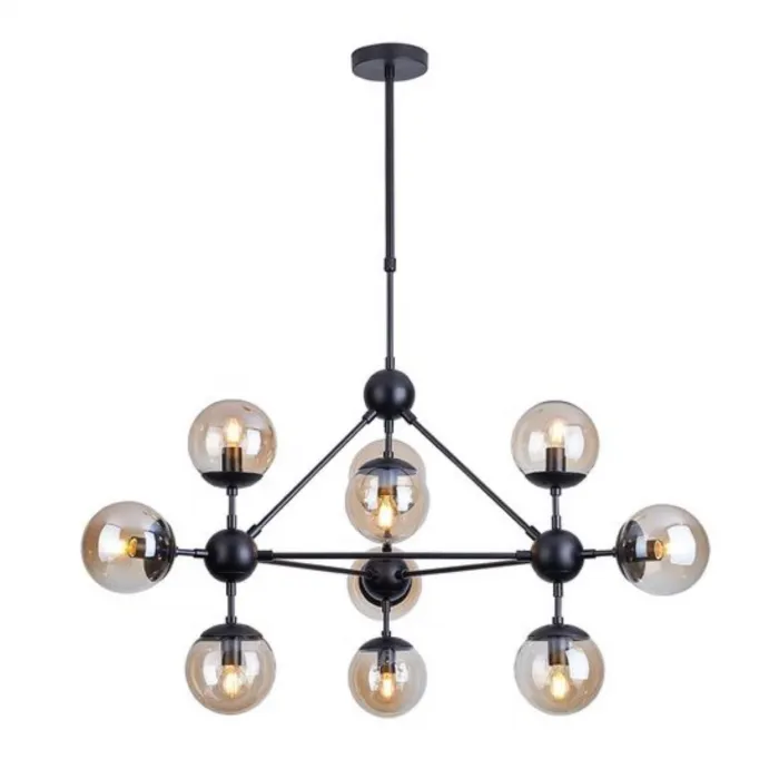 Люстра на штанге Arte Lamp BOLLA A1664SP-10BK от ImperiumLoft