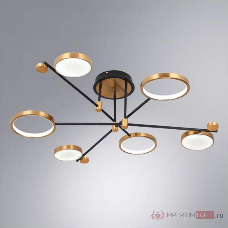 Потолочная люстра Arte Lamp HOLLYA1364PL-6PB от ImperiumLoft