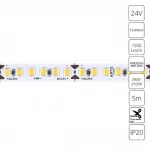 Светодиодная лента 24V 14,4W/m 3000К 5м Arte Lamp TAPE A2418008-01-3K
