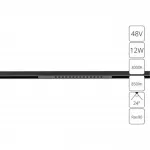 Магнитный трековый светильник Arte Lamp OPTIMA A7286PL-1BK
