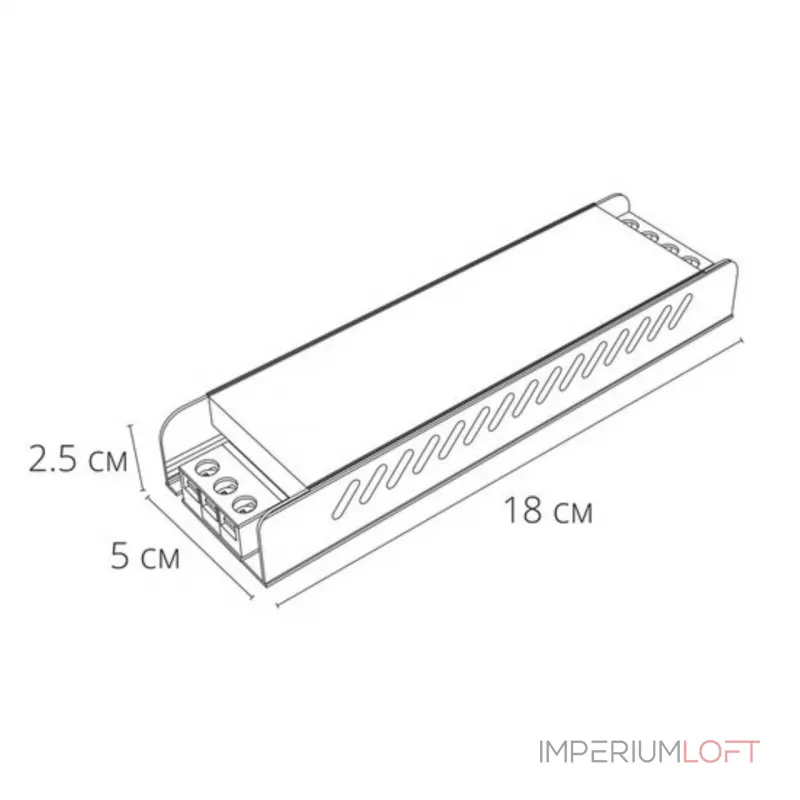 Блок питания 24V 150W 6.25А Arte Lamp STANDART A240506 Блок питания 24V 150W 6.25А Arte Lamp STANDART A240506