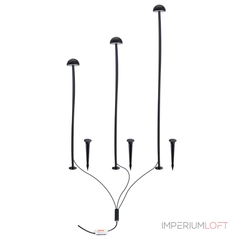 Грунтовый светильник Arte Lamp MOTUS A1081PA-3BK