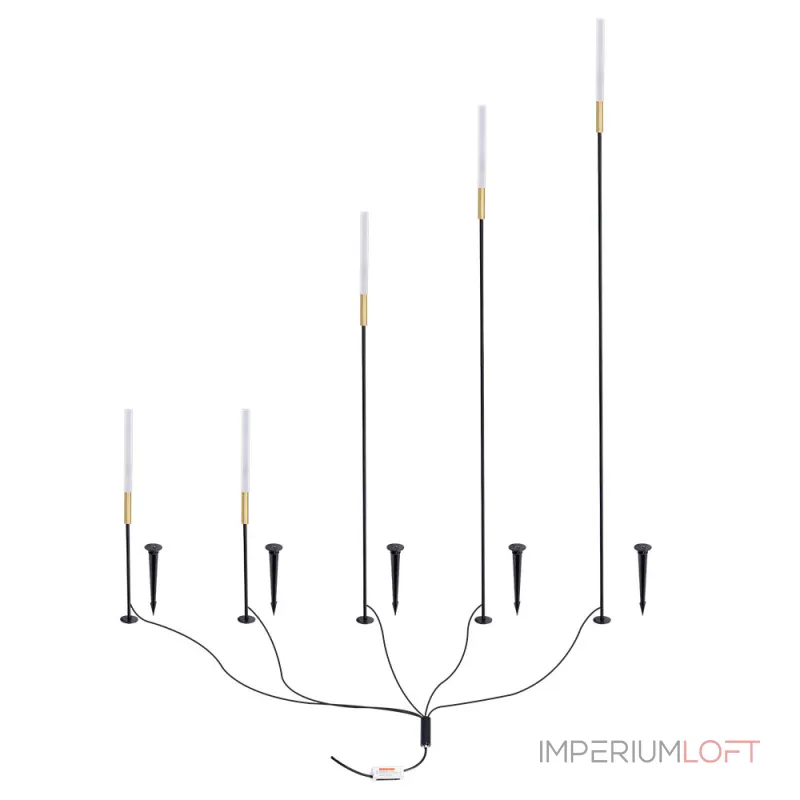 Грунтовый светильник Arte Lamp MUSTER A1083PA-5BK Грунтовый светильник Arte Lamp MUSTER A1083PA-5BK
