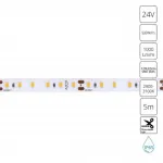 Светодиодная лента 24V 9,6W/m 3000К 5м Arte Lamp AQUA TAPE A2412008-04-3K