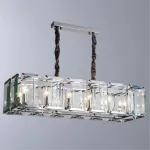 Подвесной светильник Divinare Ostin 1100/02 SP-12 Цвет арматуры хром Цвет плафонов прозрачный от ImperiumLoft