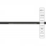 Магнитный трековый светильник Arte Lamp OPTIMA A7267PL-1BK