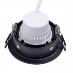 Точечный встраиваемый светильник Arte Lamp CORNO A2863PL-1BK от ImperiumLoft