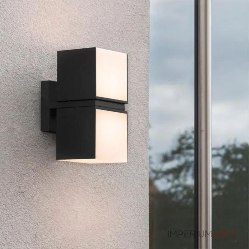 Уличный настенный светильник Arte lamp BELGRADE A5193AL-2BK