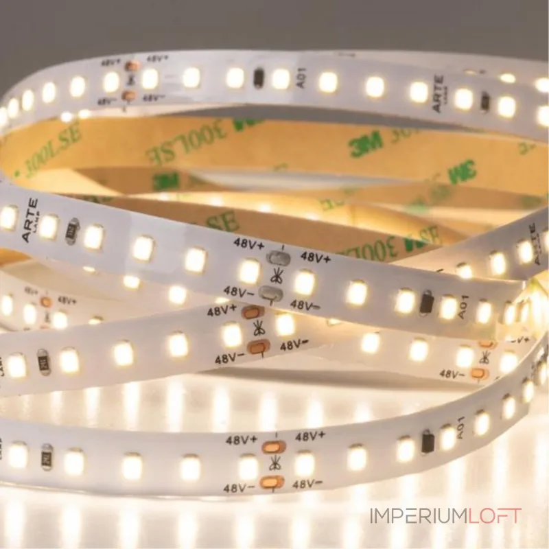 Светодиодная лента 48V 7,2W/m 3000К 5м Arte Lamp TAPE A4812010-01-3K