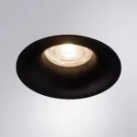 Точечный встраиваемый светильник Arte Lamp CORNO A2863PL-1BK от ImperiumLoft