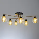 Потолочная люстра Arte Lamp MANCHESTER A7045PL-6BK