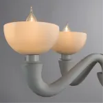 Подвесная люстра Divinare BIANCA-NERO 7091/01 LM-5 от ImperiumLoft