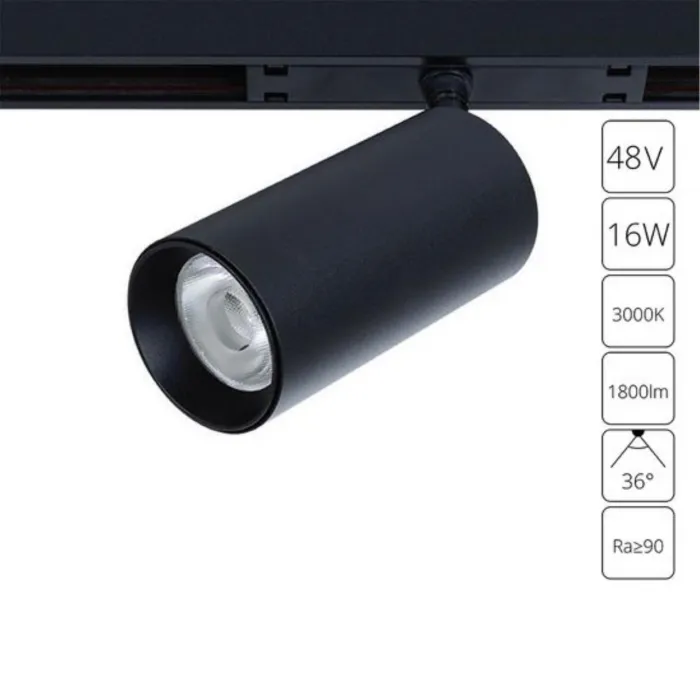 Магнитный трековый светильник Arte Lamp OPTIMA A7282PL-1BK от ImperiumLoft