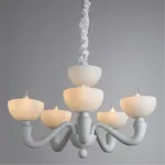 Подвесная люстра Divinare BIANCA-NERO 7091/01 LM-5 от ImperiumLoft