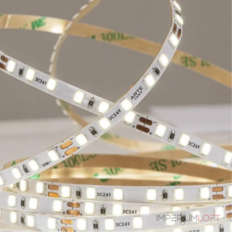 Светодиодная лента 24V 9,6W/m 3000К 5м Arte Lamp TAPE A2412005-01-3K