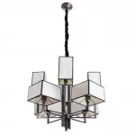 Подвесная люстра Divinare Porta 5933/01 LM-8 Цвет арматуры коричневый Цвет плафонов кремовый от ImperiumLoft