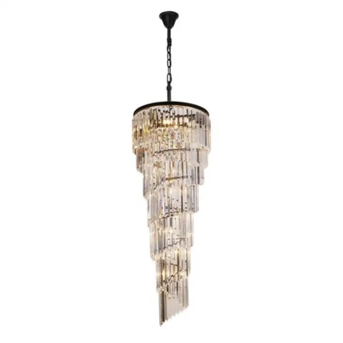 Подвесной светильник Divinare Charlotte 3011/01 SP-15 Цвет плафонов прозрачный Цвет арматуры золото от ImperiumLoft