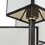 Подвесная люстра Divinare Porta 5933/01 LM-8 Цвет арматуры коричневый Цвет плафонов кремовый от ImperiumLoft