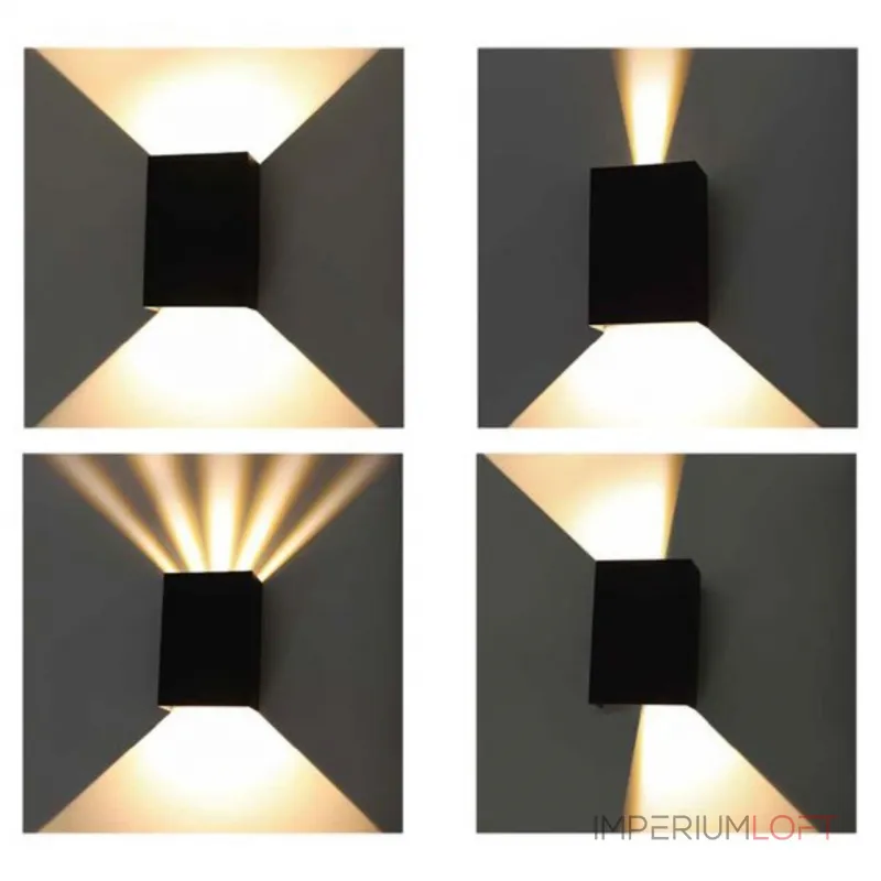 Фасадный светильник Arte Lamp ALGOL A5640AL-2BK