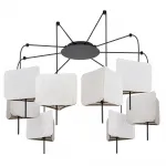 Подвесная люстра Arte Lamp TRIXIE A7084SP-8BK