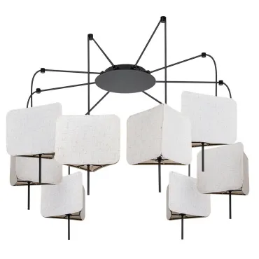 Подвесная люстра Arte Lamp TRIXIE A7084SP-8BK