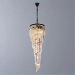 Подвесной светильник Divinare Charlotte 3011/01 SP-11 Цвет плафонов прозрачный Цвет арматуры золото от ImperiumLoft