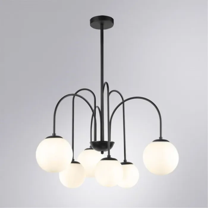 Люстра на штанге Arte Lamp MEBSUTA A1675LM-6BK от ImperiumLoft