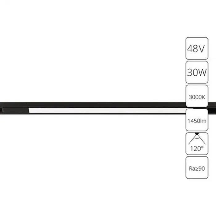 Магнитный трековый светильник Arte Lamp OPTIMA A7285PL-1BK от ImperiumLoft