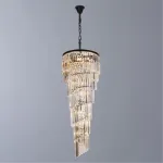 Подвесной светильник Divinare Charlotte 3011/01 SP-15 Цвет плафонов прозрачный Цвет арматуры золото от ImperiumLoft