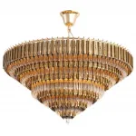 Подвесной светильник Divinare Frizzante 1683/01 LM-16 Цвет плафонов золото Цвет арматуры золото от ImperiumLoft